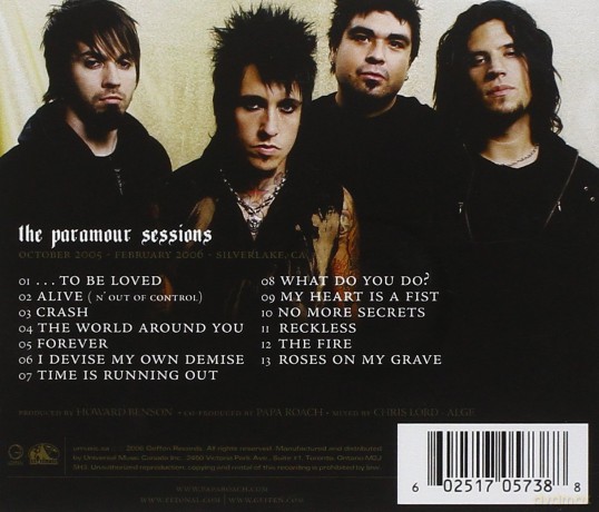 Papa Roach: The Paramour Sessions [CD]