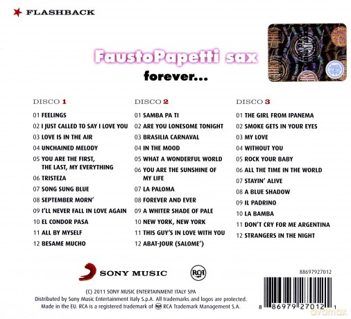 Papetti Fausto: Sax Forever [3CD]
