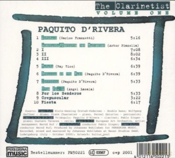 Paquito D'rivera: The Clarinetist [CD]