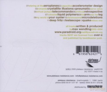 Paradroid: Romanticism In Robotic Systems [CD]