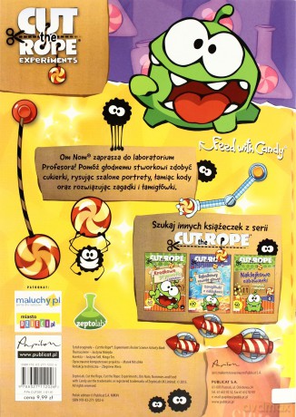 Cut the Rope. Rakietowy zawrót głowy. Łamigłówki z naklejkami [KSIĄŻKA]