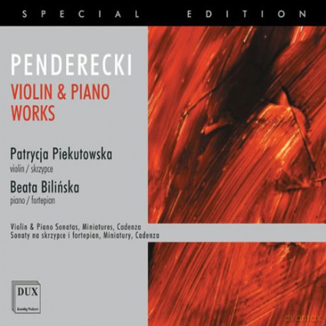 Patrycja Piekutowska: Penderecki Violin Und Piano Works [CD]