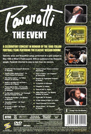 Pavarotti Luciano: The Event [DVD]