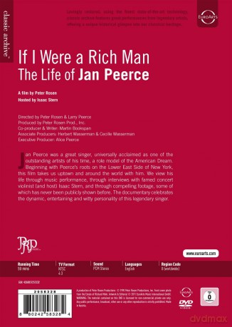 Peerce Jan: If I Were A Rich Man - The Life Of Jan Peerce [DVD]