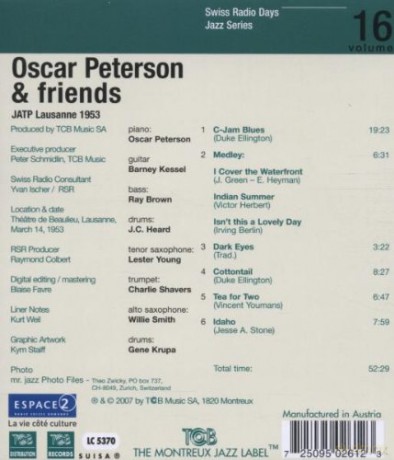 Peterson Oscar: Radio Days vol. 16 [CD]