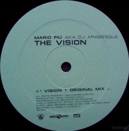 Piu Mario Aka Dj Arabesque: The Vision [Winyl]
