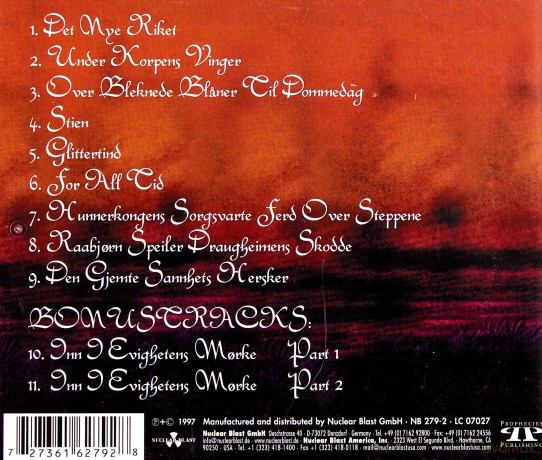 Dimmu Borgir: For All Tid [CD]