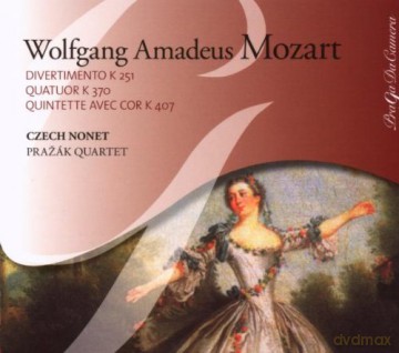 Prazak Quartett Czech Nonet: Mozart - Divertimento K 251 - Quatuoe K 370 - Quintette Avec Cor K 407 [CD]