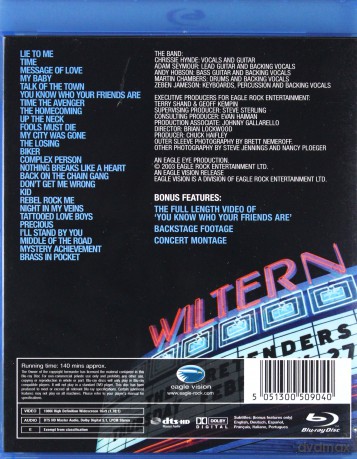 Pretenders: Loose In La - Live At The Wiltern Theatre February 2003 [Blu-Ray]