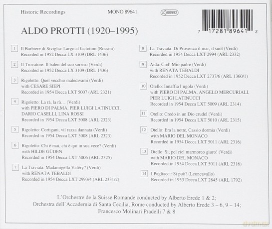 Protti Aldo: Lebendige Vergangenheit [CD]
