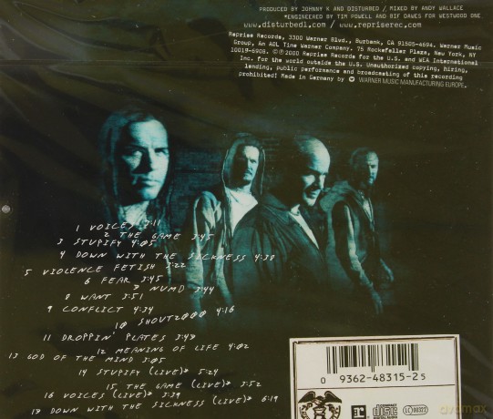 Disturbed: The Sickness [CD]