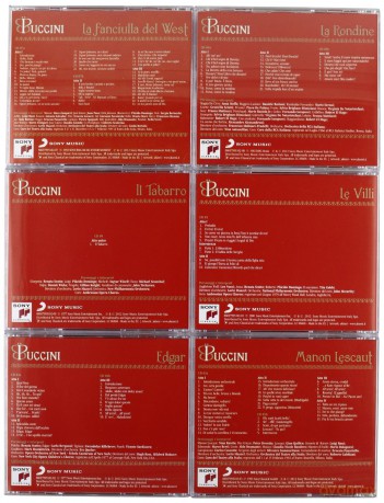 Puccini Giacomo: Tutte Le Opere [20CD]