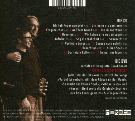 Purple Schulz: So Ist Das Live! Das Duo-Konzert [2CD]