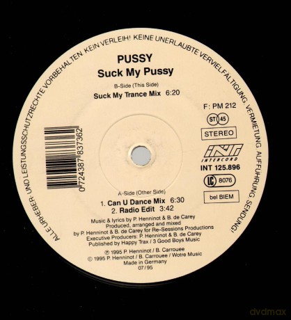 Pussy: Suck My Pussy - Remixes [Winyl]