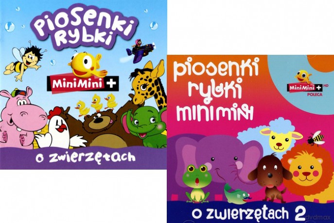 Piosenki Rybki Mini Mini o zwierzętach 1+2 Pakiet [2CD]