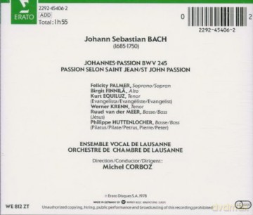 Diverse/Evl/Ocl/Corboz: Bach: Johannes-Passion [2CD]