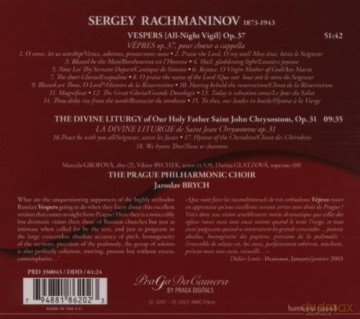 Rachmaninov: Jaroslav Brych - The Prague Philharmonic Orchestra [CD]