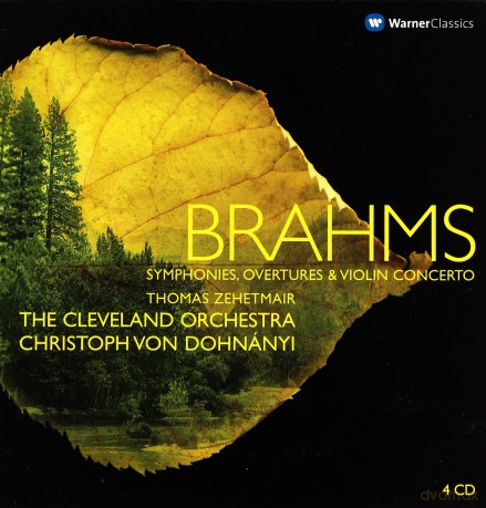 Christoph Dohnanyi/Co/Zehetmai: Brahms: Symphonies1-4/Violin Conc [4CD]