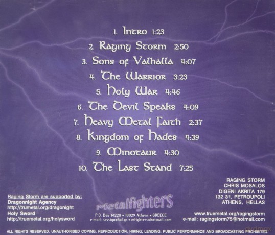 Raging Storm: Fighting Warriors Under The [CD]