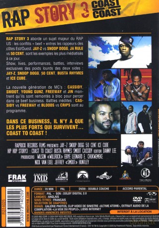 Rap Story 3: Coast To Coast [DVD]