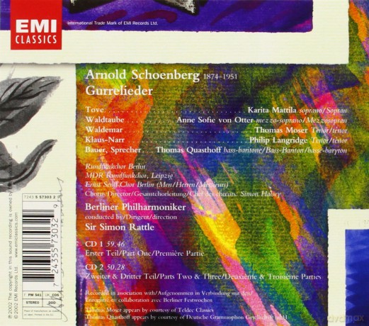 Rattle Sir Simon: Schoenberg - Gurrelieder [2CD]