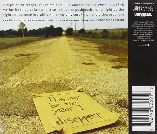 Recover: This May Be The Year I Disappear [CD]