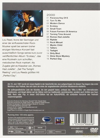 Reed Lou: Live At Montreux 2000 [DVD]