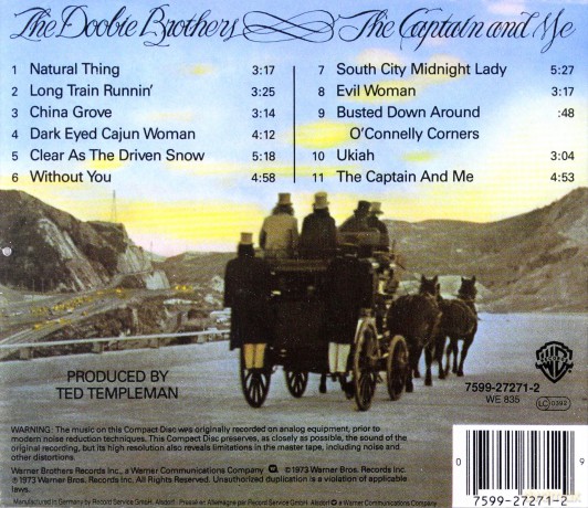 The Doobie Brothers: The Captain And Me [CD]