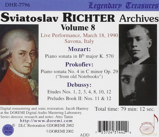 Richter Sviatoslav: Archives vol. 8 [CD]