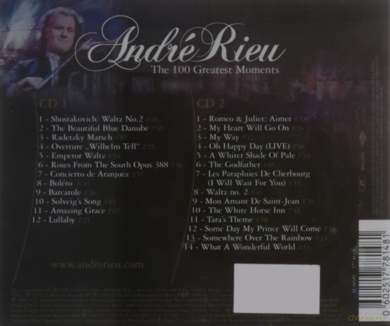Andre Rieu: 100 Greatest Moments [2CD]