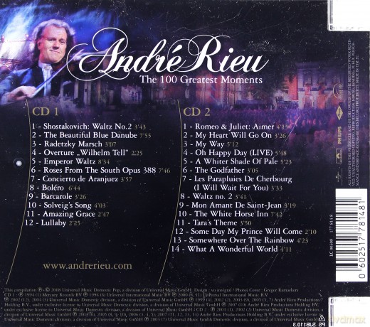 Andre Rieu: 100 Greatest Moments [2CD]