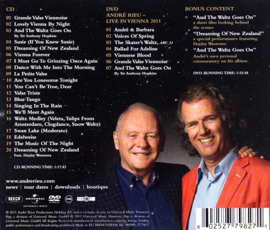 Andre Rieu: And The Waltz Goes On [CD]+[DVD]