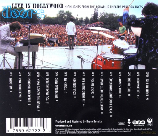 The Doors: Live In Hollywood (Bright Midnight) [CD]