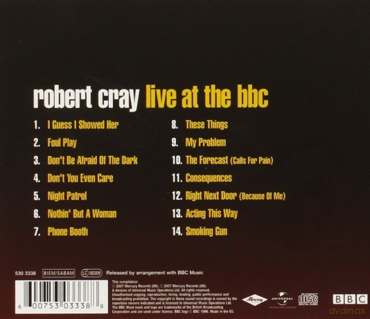 Robert Cray: Robert Cray Live At The Bbc [CD]