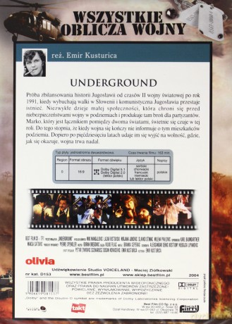 Underground (1995) [DVD]
