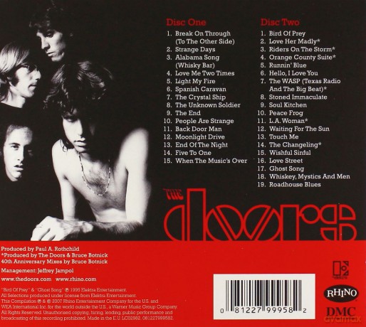 The Doors: Very Best Of (40th Anniversary) [2CD]