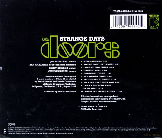 The Doors: Strange Days [CD]