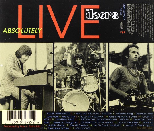 The Doors: Absolutely Live!! [CD]