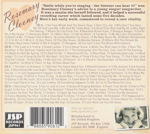 Rosemary Clooney: Hits From The 1940s And 1950s [4CD]