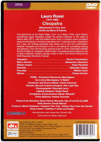 Rossi Lauro: Cleopatra [DVD]