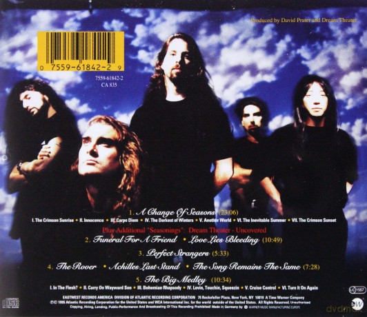 Dream Theater: A Change Of Seasons [CD]