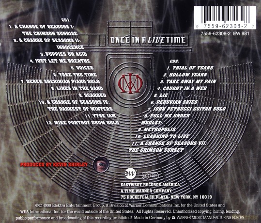 Dream Theater: Once In A Livetime [2CD]