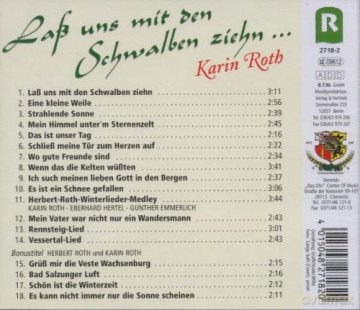 Roth Karin: Lass Uns Mit Den Schwalben Ziehn [CD]