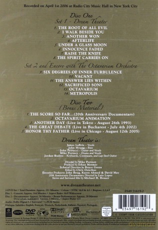 Dream Theater: Score 20 Anniversary World Tour [2DVD]
