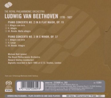 Royal Philharmonic Orchestra: Beethoven Piano Concertos Nos 2 And 3 [SACD]