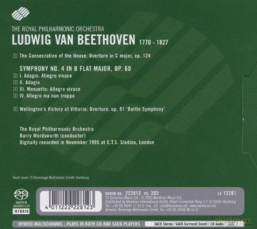 Royal Philharmonic Orchestra: Beethoven Symphony No 4 And Overtures [SACD]