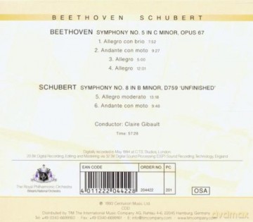 Royal Philharmonic Orchestra: Beethoven Symphony No 5 Symphony No 8 [CD]