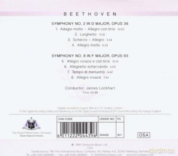 Royal Philharmonic Orchestra: Beethoven Symphony No2 [CD]