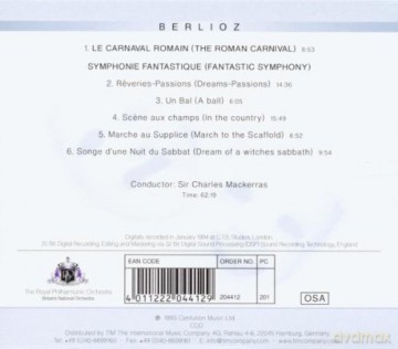 Royal Philharmonic Orchestra: Berlioz Le Carnaval Romain [CD]