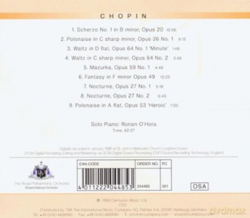 Royal Philharmonic Orchestra: Chopin Works For Solo Piano [CD]
